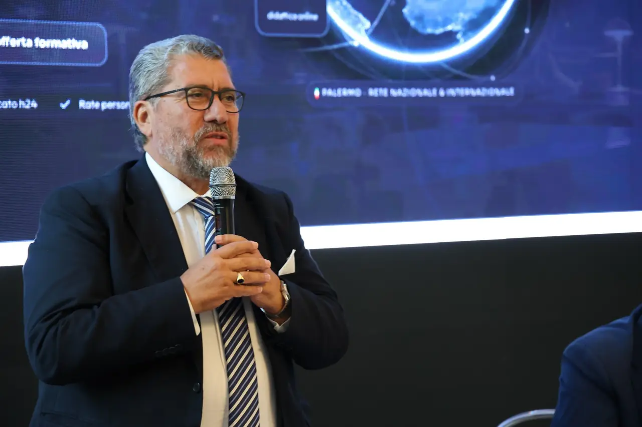 Convention UNICESD Olympo del 18 settembre 2026: calogero Di Carlo durante il suo intervento